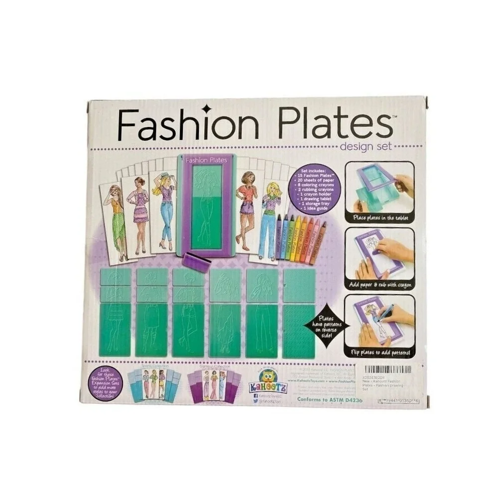 Design Set Fashion Plates -‎ Fashion Design Drawing Kahootz 2015